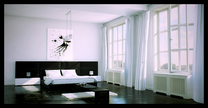 Minimal Loft - 3D Interior by Aurora Visuals
